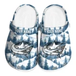 personalized columbus blue jackets snowy mountains clogs best selling