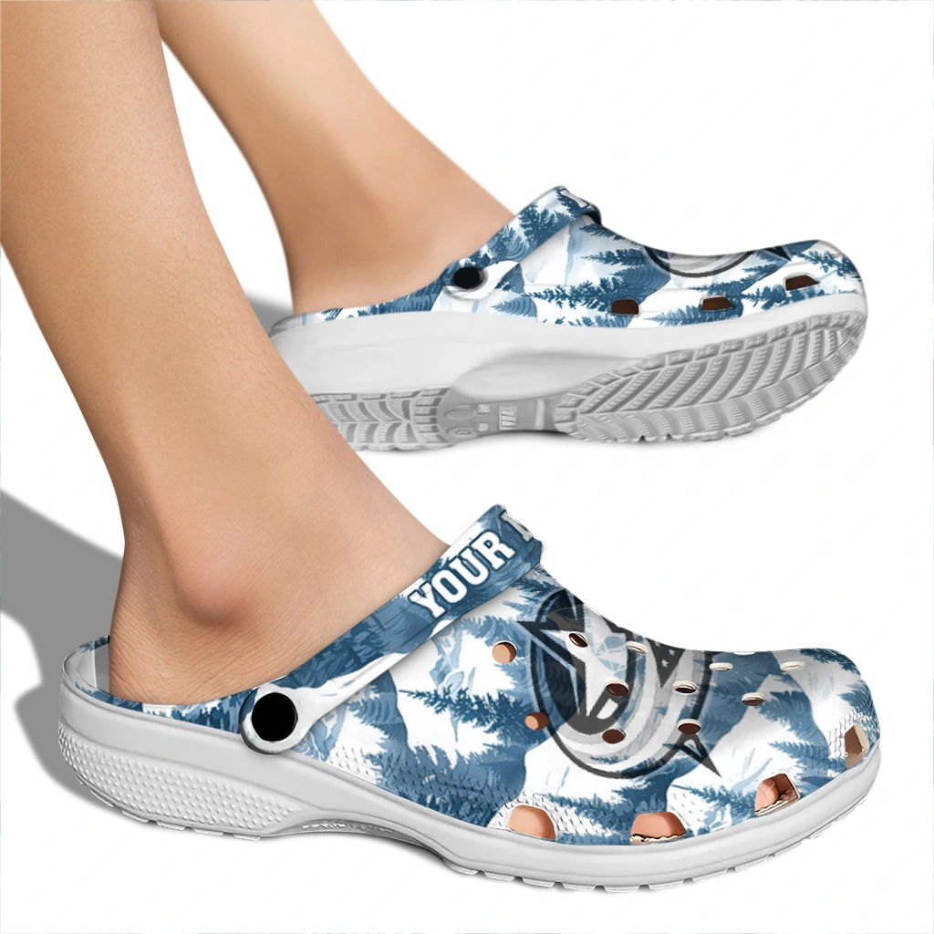personalized columbus blue jackets snowy mountains clogs fashion forward personalized columbus blue jackets snowy mountains clogs fashion forward