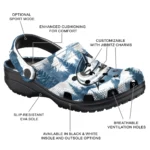 personalized columbus blue jackets snowy mountains clogs best selling