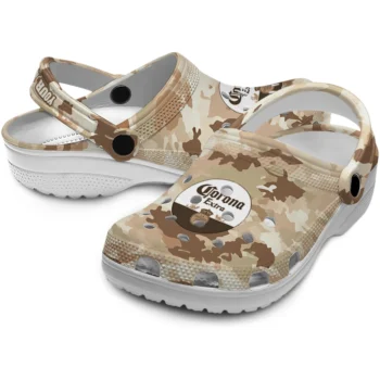 personalized corona beer beige camouflage beige brown clogs high quality hey clogs