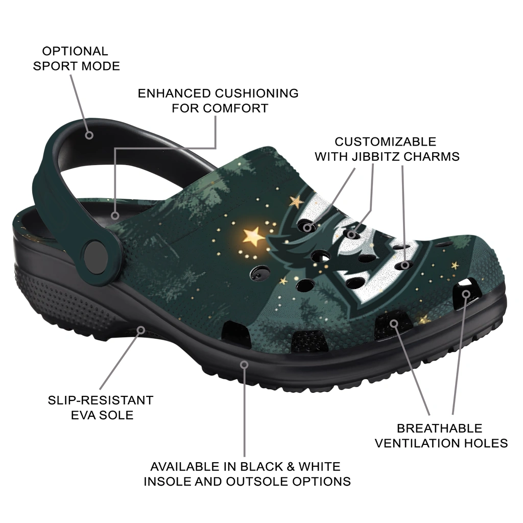 personalized creighton bluejays deer nightscape clogs new arrival personalized creighton bluejays deer nightscape clogs new arrival