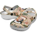 personalized creighton bluejays desert cactus pattern clogs best selling
