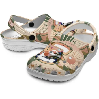 personalized creighton bluejays desert cactus pattern clogs high quality