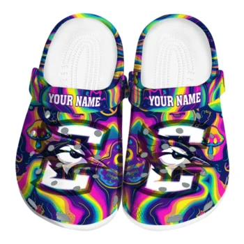 personalized creighton bluejays swirling mushrooms clogs best selling