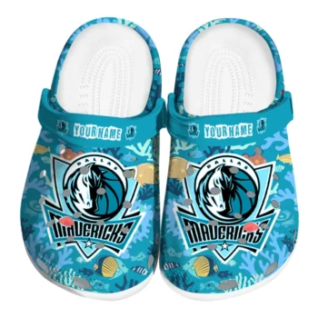 personalized dallas mavericks tropical fish ocean clogs best selling