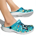 personalized dallas stars tropical fish ocean clogs best selling