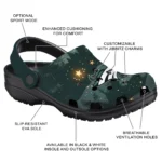 personalized denver broncos deer nightscape clogs best selling