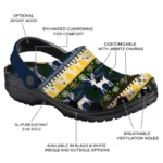 personalized denver nuggets christmas motif clogs best selling