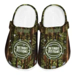 personalized detroit pistons woods forest designs clogs best selling