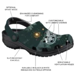 personalized detroit red wings deer nightscape clogs best selling