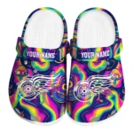 personalized detroit red wings swirling mushrooms clogs best selling
