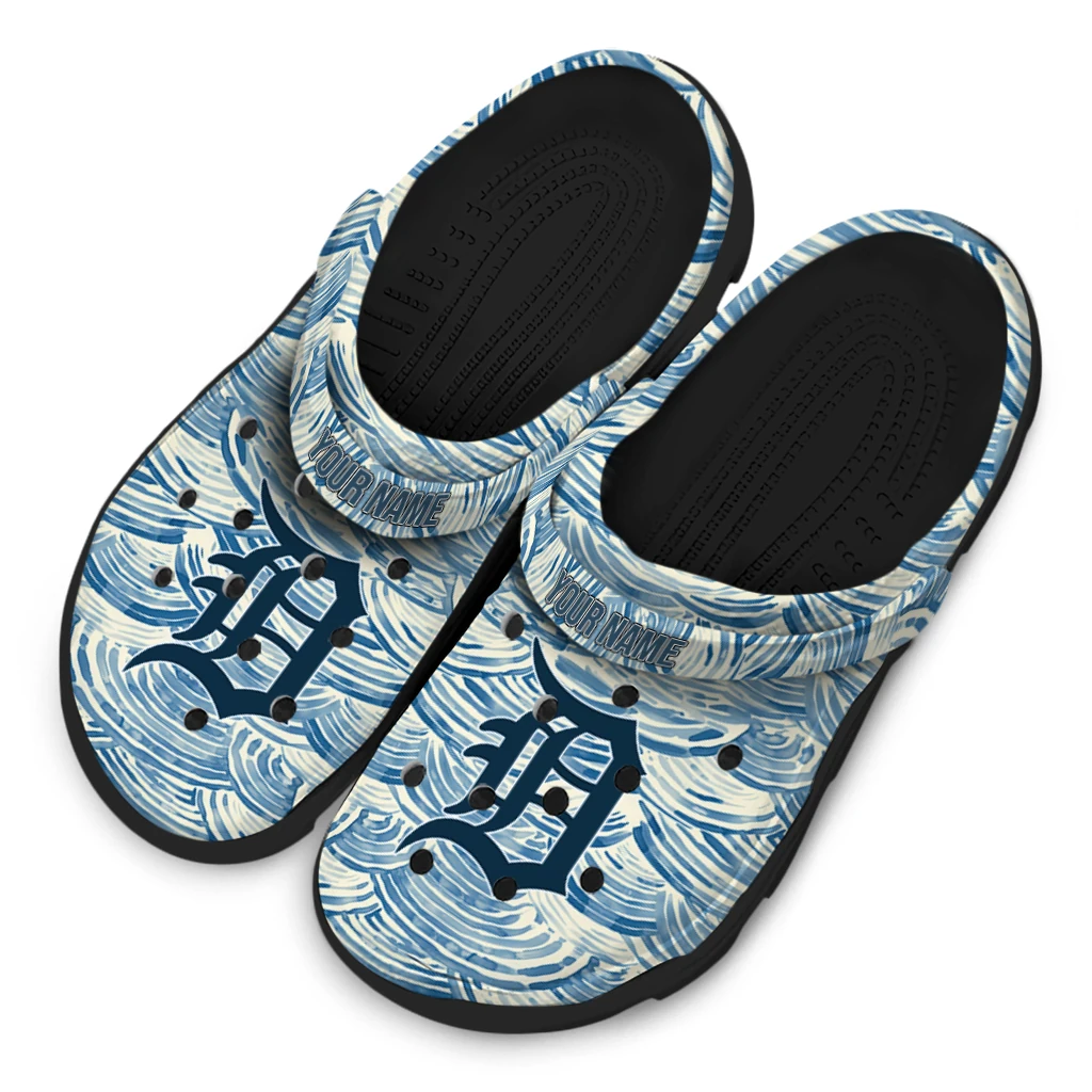 personalized detroit tigers sea swirls clogs latest model personalized detroit tigers sea swirls clogs latest model