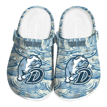 personalized drake bulldogs sea swirls clogs best selling