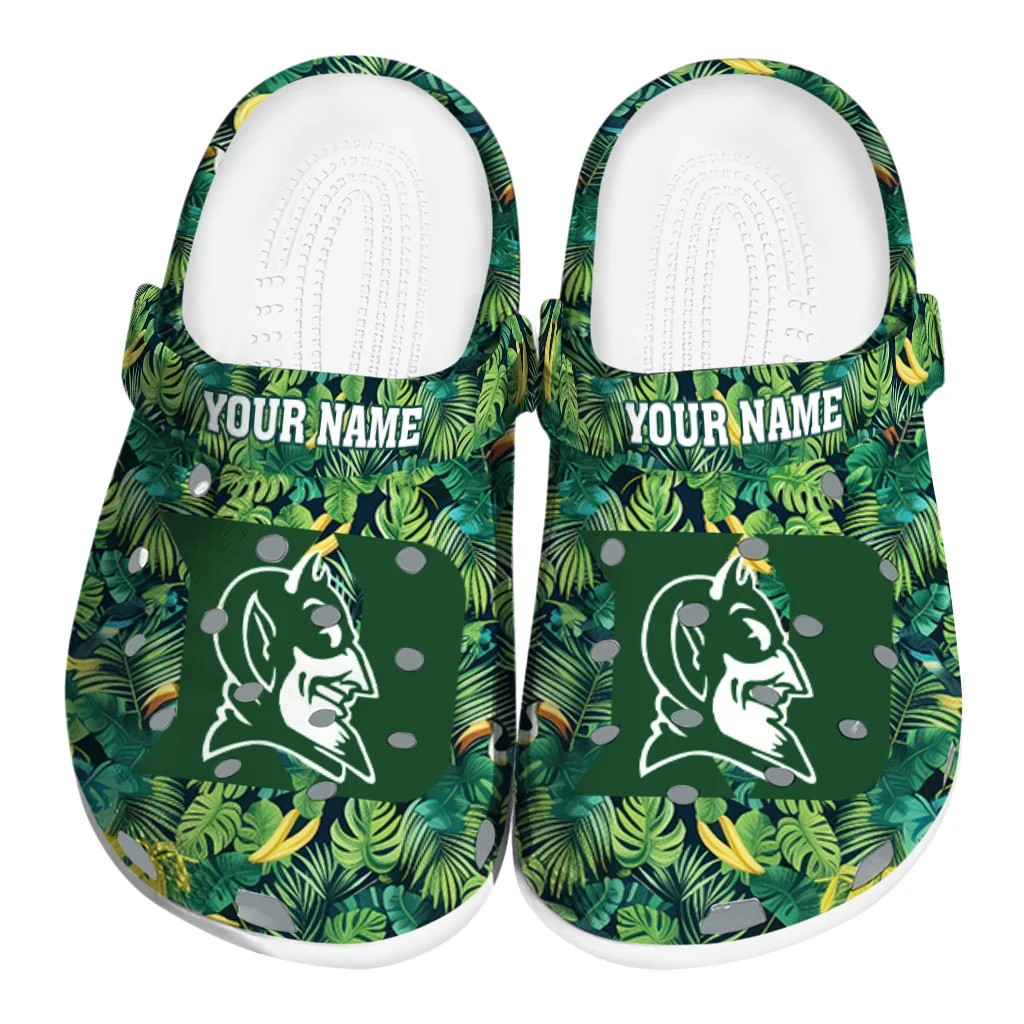 personalized duke blue devils tropical leaves clogs best selling personalized duke blue devils tropical leaves clogs best selling