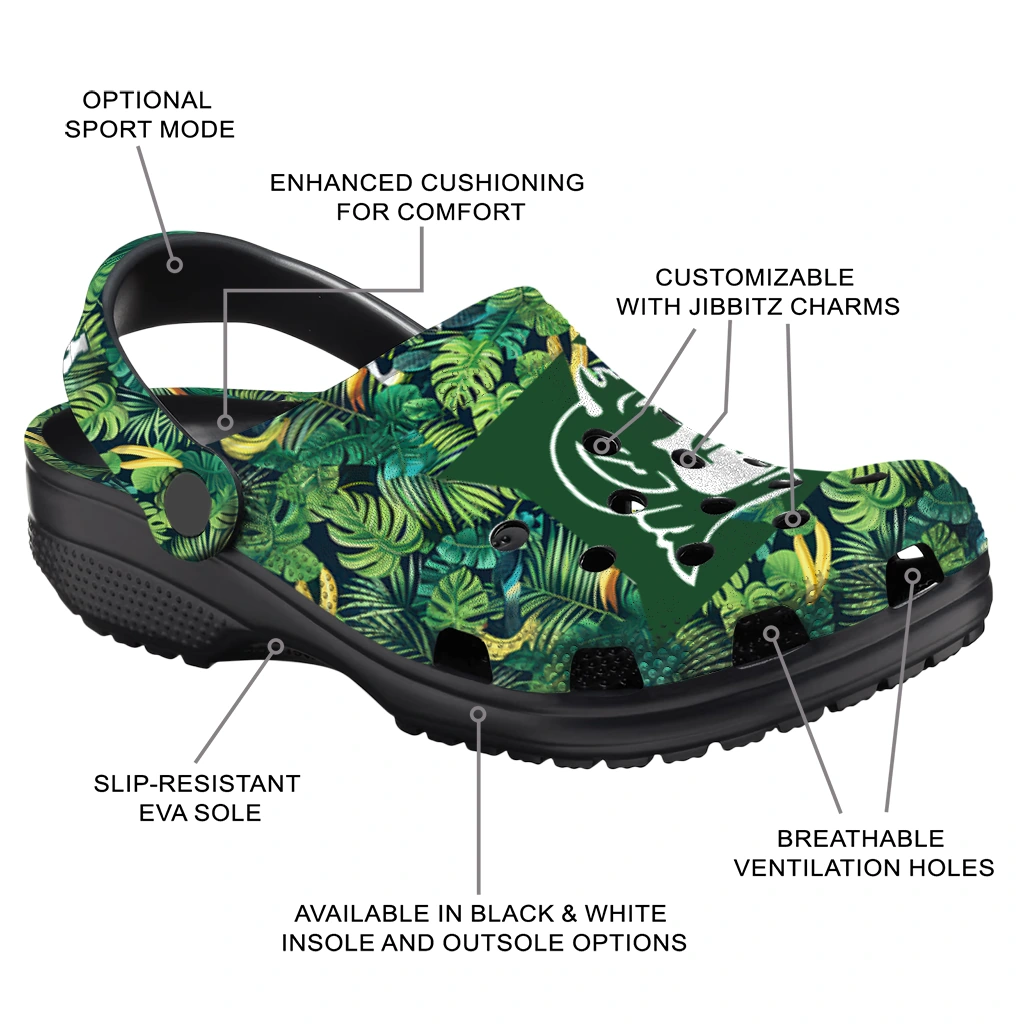 personalized duke blue devils tropical leaves clogs new arrival personalized duke blue devils tropical leaves clogs new arrival