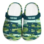 personalized eastern michigan eagles hills illustration clogs best selling