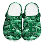 personalized eastern michigan eagles snowy hills clogs best selling