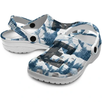 personalized eastern michigan eagles snowy mountains clogs high quality