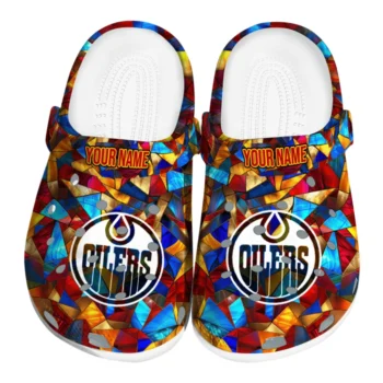 personalized edmonton oilers prism pieces clogs best selling