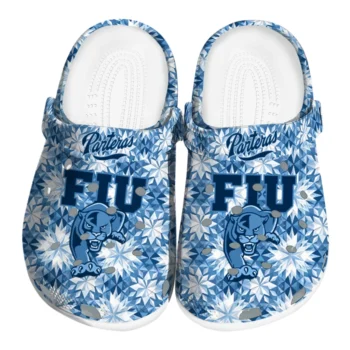personalized fiu panthers snowflake mosaic clogs best selling