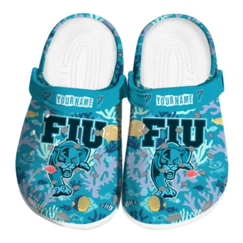 personalized fiu panthers tropical fish ocean clogs best selling