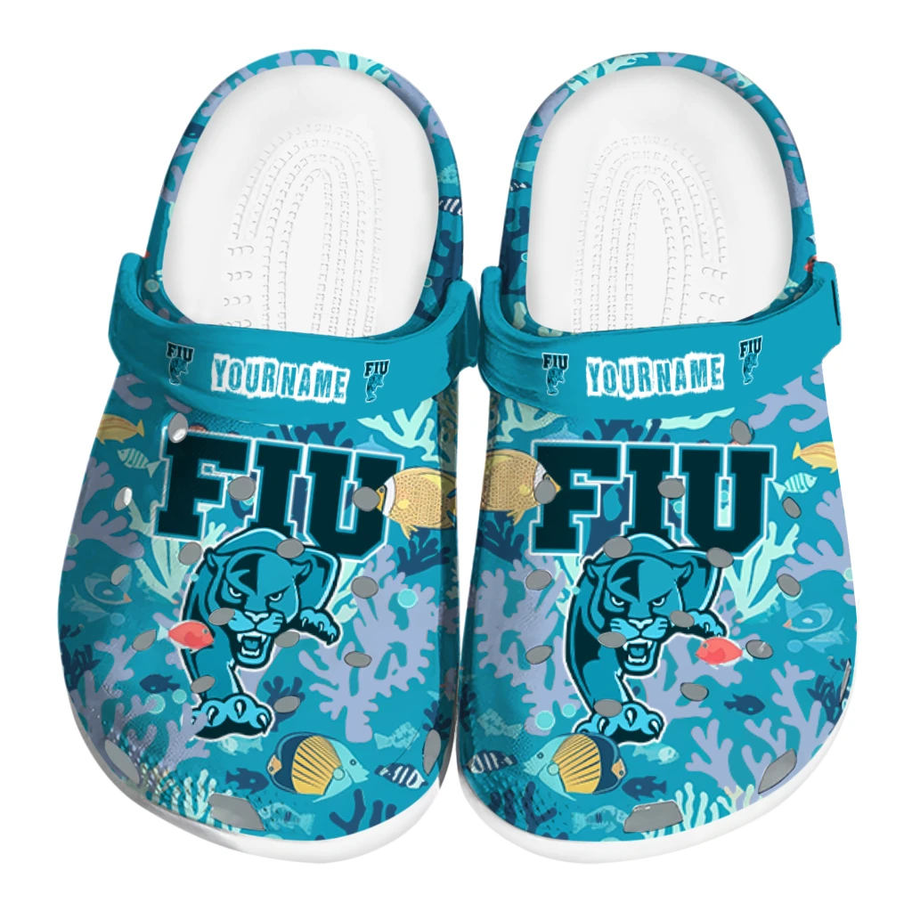 personalized fiu panthers tropical fish ocean clogs best selling personalized fiu panthers tropical fish ocean clogs best selling