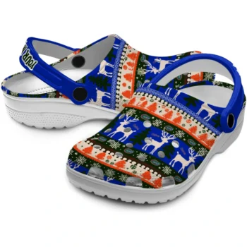 personalized florida gators christmas motif clogs high quality