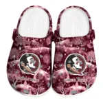 personalized florida state seminoles snowy hills clogs best selling