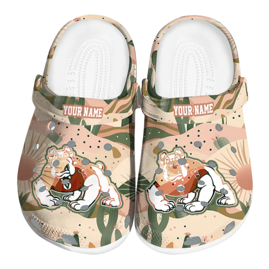 personalized fresno state bulldogs desert cactus pattern clogs best selling personalized fresno state bulldogs desert cactus pattern clogs best selling