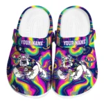 personalized fresno state bulldogs swirling mushrooms clogs best selling