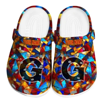 personalized georgetown hoyas prism pieces clogs best selling