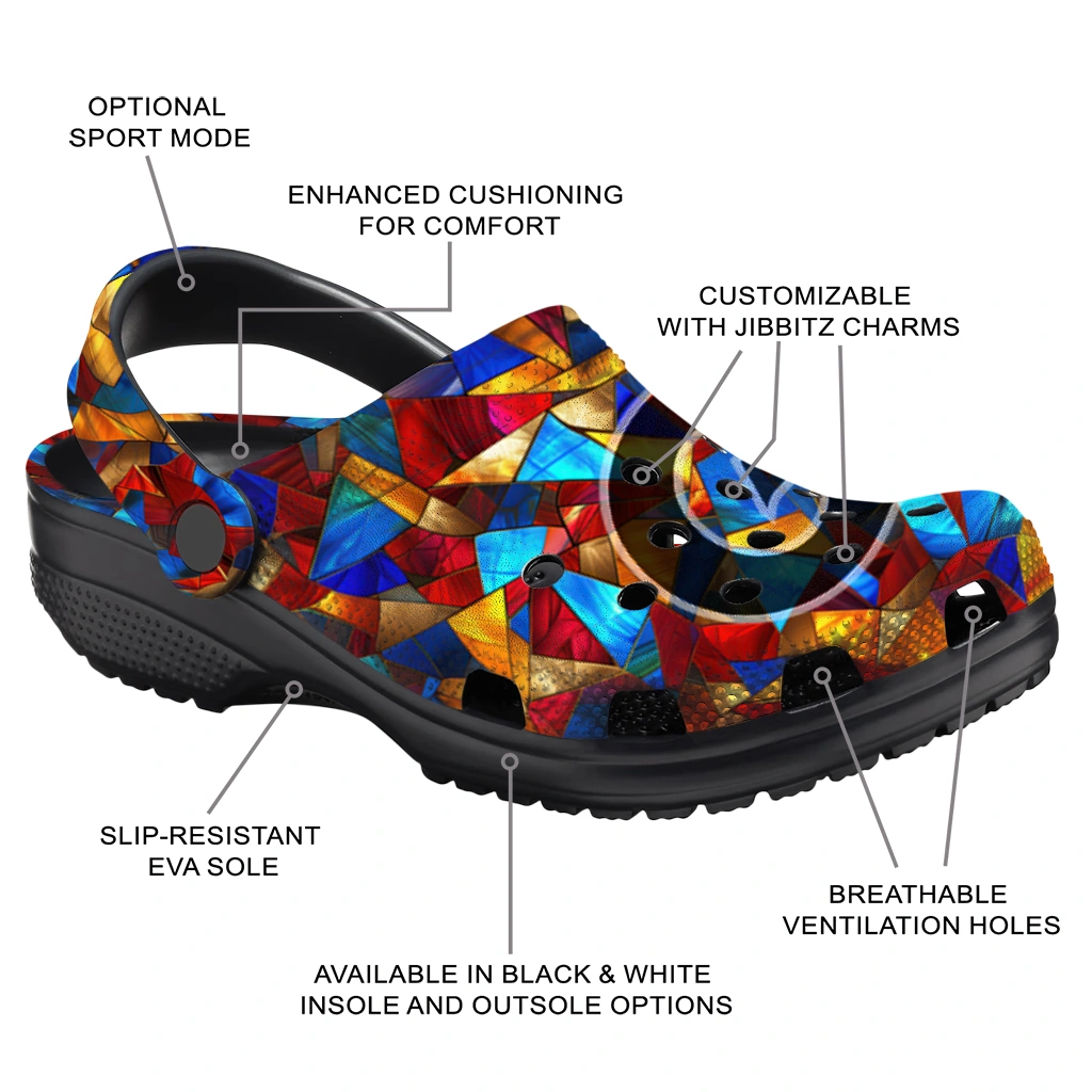 personalized georgetown hoyas prism pieces clogs new arrival personalized georgetown hoyas prism pieces clogs new arrival