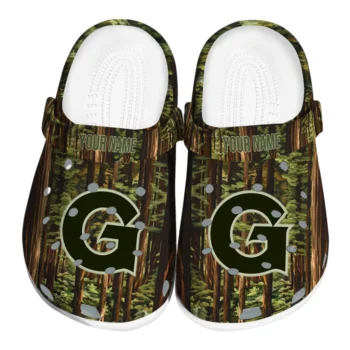 personalized georgetown hoyas woods forest designs clogs best selling