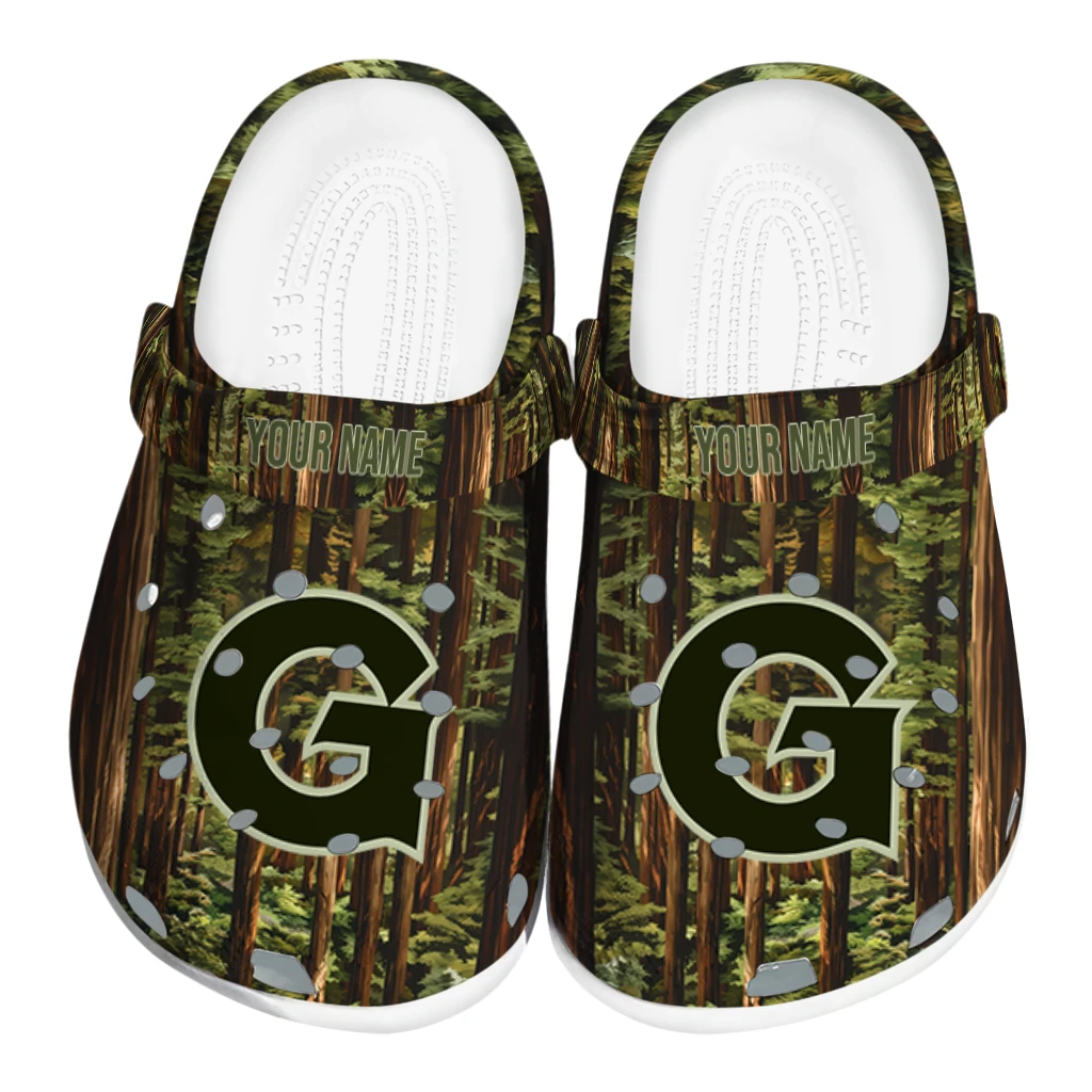 personalized georgetown hoyas woods forest designs clogs best selling personalized georgetown hoyas woods forest designs clogs best selling