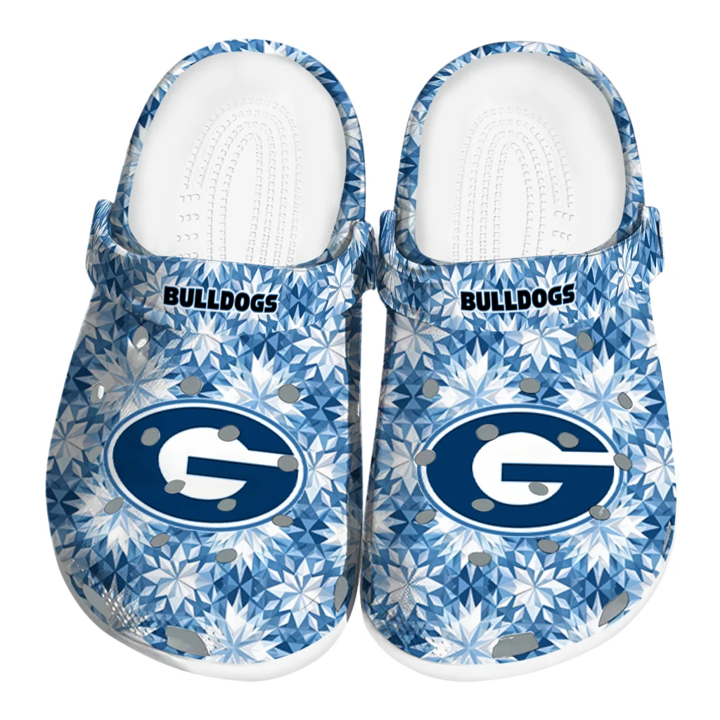 personalized georgia bulldogs snowflake mosaic clogs best selling personalized georgia bulldogs snowflake mosaic clogs best selling