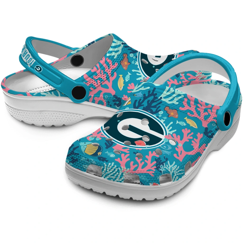 personalized georgia bulldogs tropical fish ocean clogs high quality personalized georgia bulldogs tropical fish ocean clogs high quality