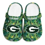 personalized georgia bulldogs tropical leaves clogs best selling