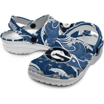 personalized georgia bulldogs wave flow clogs high quality