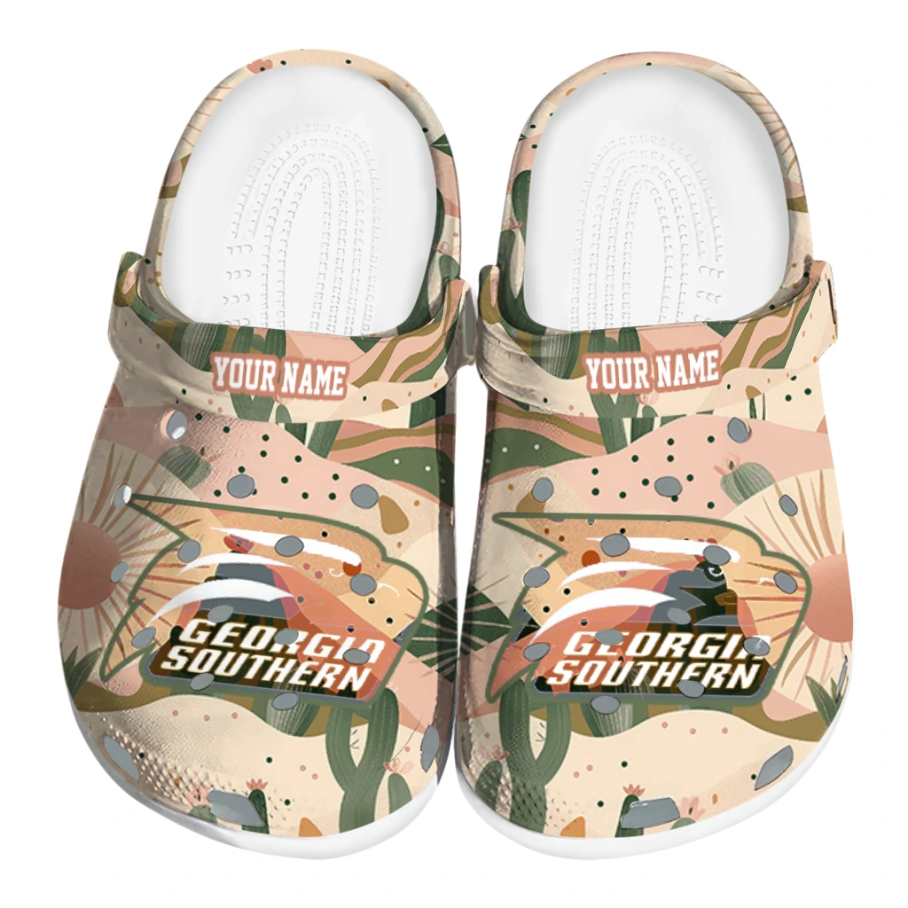 personalized georgia southern eagles desert cactus pattern clogs best selling personalized georgia southern eagles desert cactus pattern clogs best selling