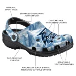 personalized georgia southern eagles mountain artwork clogs best selling