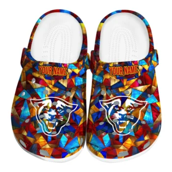 personalized georgia state panthers prism pieces clogs best selling