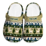personalized georgia tech yellow jackets christmas motif clogs best selling