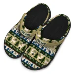 personalized georgia tech yellow jackets christmas motif clogs best selling