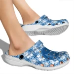 personalized golden state warriors snowflake mosaic clogs best selling