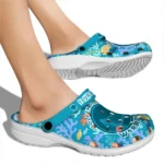 personalized golden state warriors tropical fish ocean clogs best selling