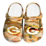 personalized green bay packers desert layers clogs best selling
