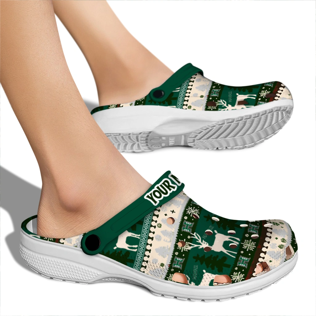 personalized hawaii rainbow warriors christmas motif clogs fashion forward personalized hawaii rainbow warriors christmas motif clogs fashion forward