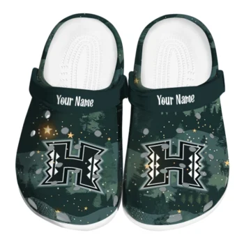 personalized hawaii rainbow warriors deer nightscape clogs best selling