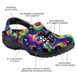 personalized hawaii rainbow warriors swirling mushrooms clogs best selling