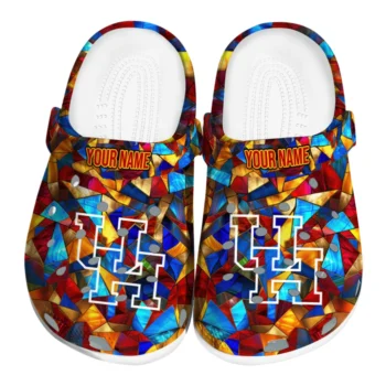 personalized houston cougars prism pieces clogs best selling